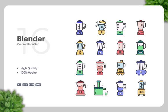 Blender Color Icons: Graphics and Icons for Modern Design
