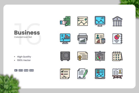 Business Color Icons Review