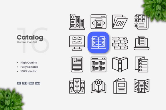 Catalog Icons: Graphics and Icons for Modern Design
