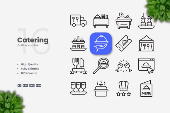 Catering Icons: Graphics and Icons for Real Projects