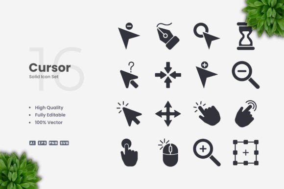 Cursor Solid Icons Review