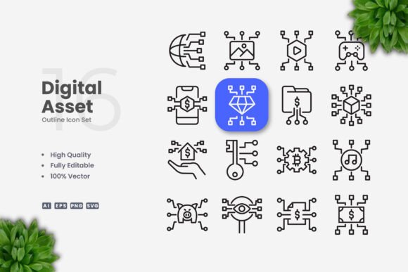 Digital Asset Icons: Graphics and Icons for Real Projects