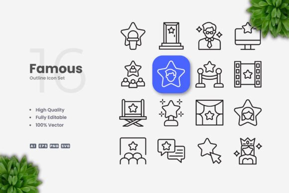 Famous Icons: Graphics and Icons for Real Projects