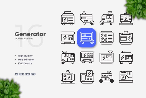 Generator Icons: Graphics for Modern Design