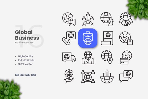 Global Business Icons Review