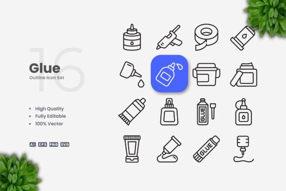 Glue Icons: Graphics for Real Crafting
