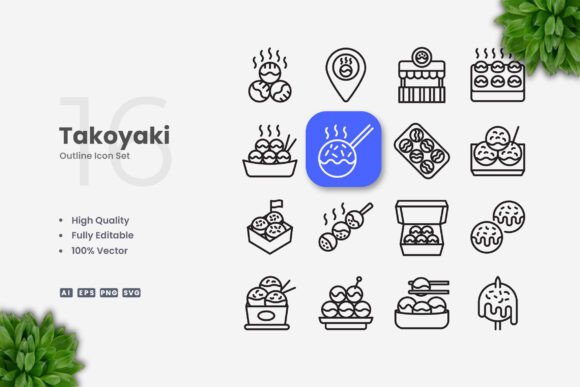 Takoyaki Icons Review